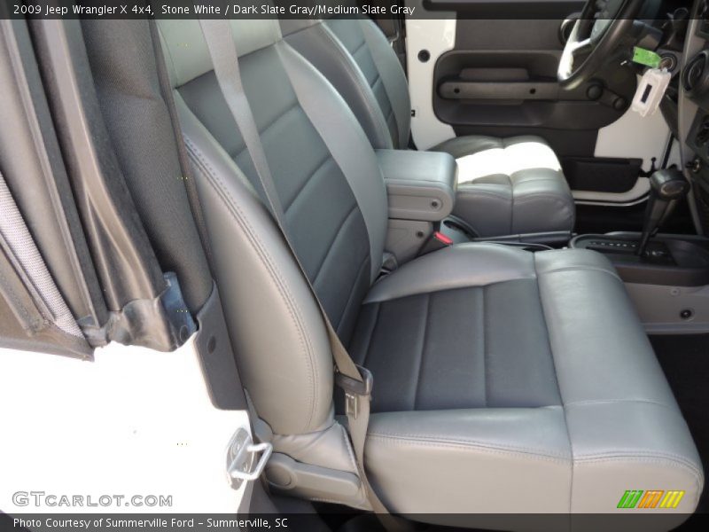 Stone White / Dark Slate Gray/Medium Slate Gray 2009 Jeep Wrangler X 4x4