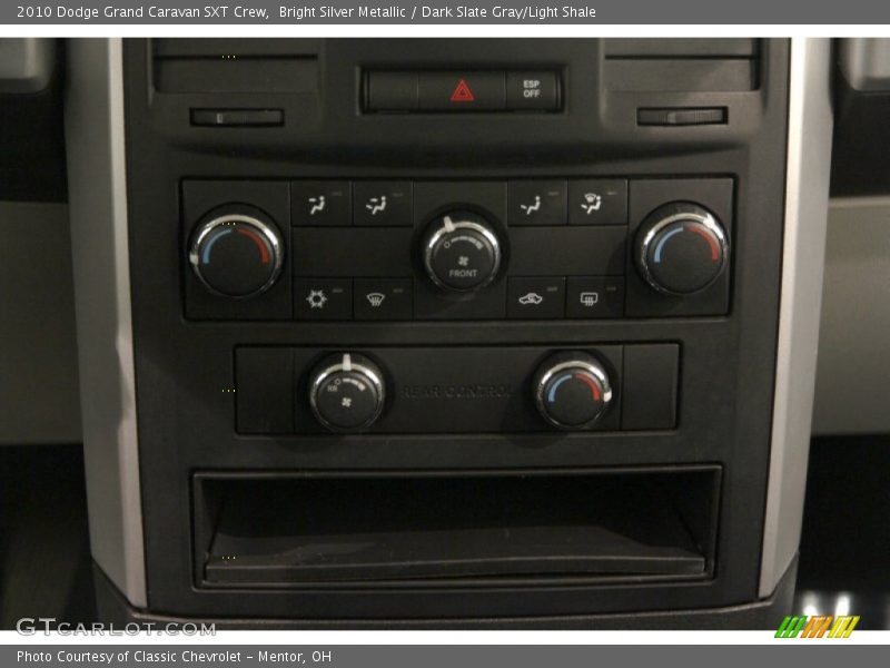 Bright Silver Metallic / Dark Slate Gray/Light Shale 2010 Dodge Grand Caravan SXT Crew