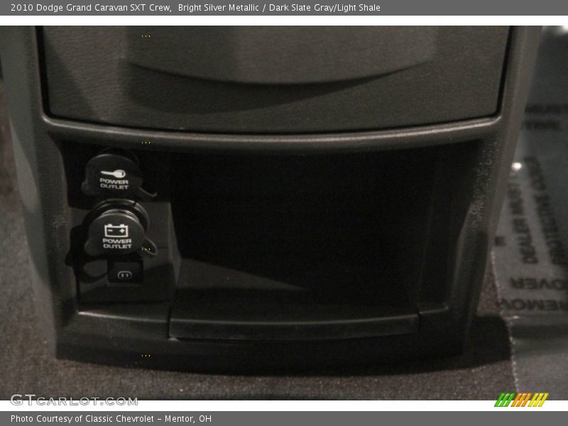 Bright Silver Metallic / Dark Slate Gray/Light Shale 2010 Dodge Grand Caravan SXT Crew