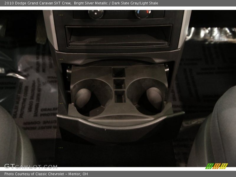 Bright Silver Metallic / Dark Slate Gray/Light Shale 2010 Dodge Grand Caravan SXT Crew