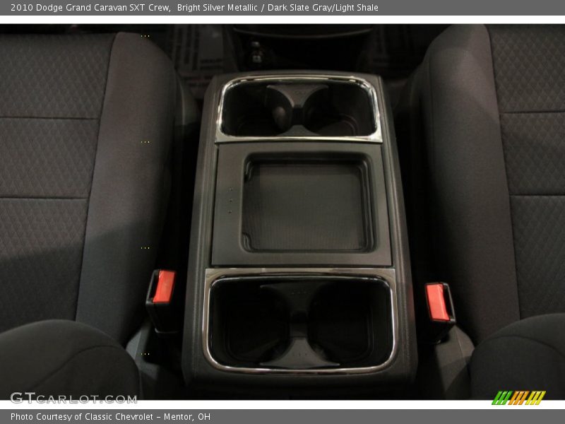Bright Silver Metallic / Dark Slate Gray/Light Shale 2010 Dodge Grand Caravan SXT Crew