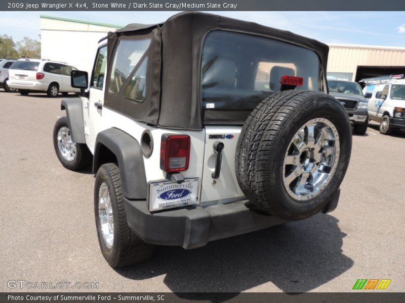 Stone White / Dark Slate Gray/Medium Slate Gray 2009 Jeep Wrangler X 4x4