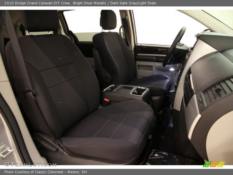 Bright Silver Metallic / Dark Slate Gray/Light Shale 2010 Dodge Grand Caravan SXT Crew
