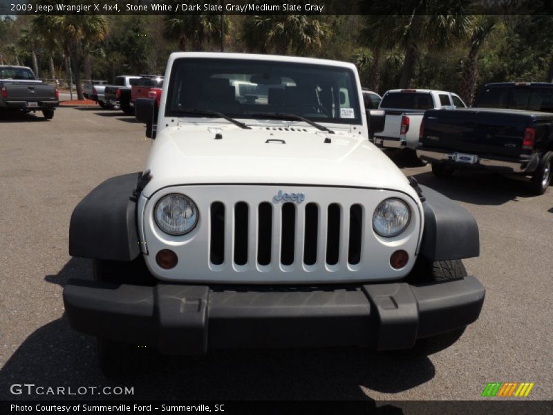 Stone White / Dark Slate Gray/Medium Slate Gray 2009 Jeep Wrangler X 4x4