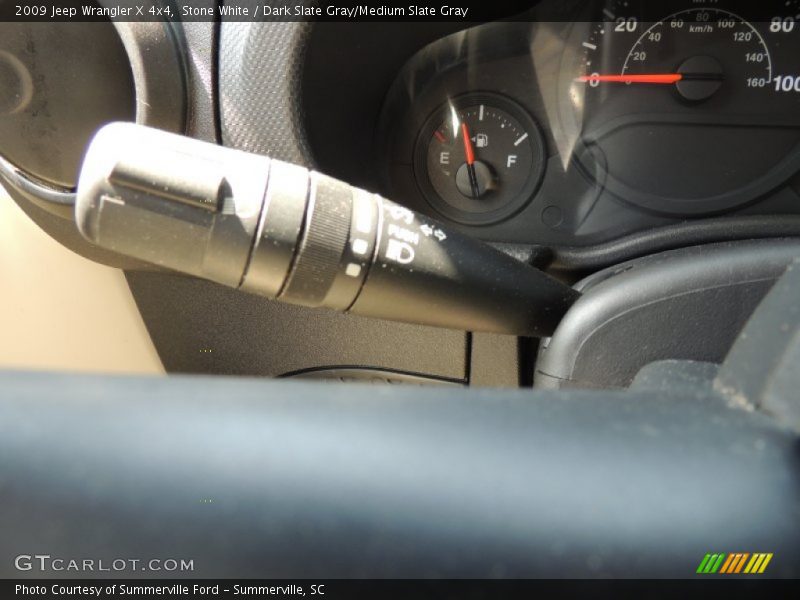 Stone White / Dark Slate Gray/Medium Slate Gray 2009 Jeep Wrangler X 4x4