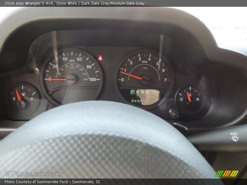 Stone White / Dark Slate Gray/Medium Slate Gray 2009 Jeep Wrangler X 4x4