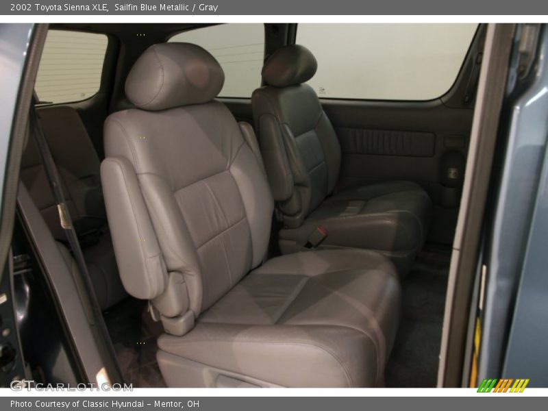 Sailfin Blue Metallic / Gray 2002 Toyota Sienna XLE