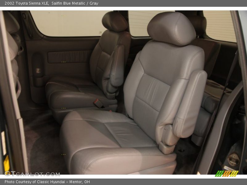 Sailfin Blue Metallic / Gray 2002 Toyota Sienna XLE