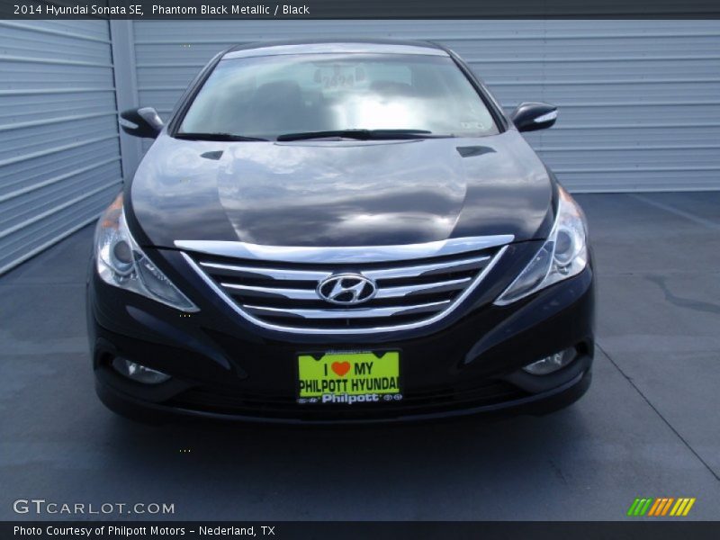 Phantom Black Metallic / Black 2014 Hyundai Sonata SE