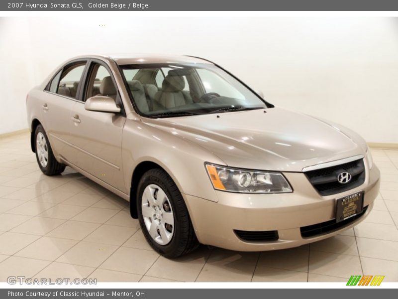 Golden Beige / Beige 2007 Hyundai Sonata GLS