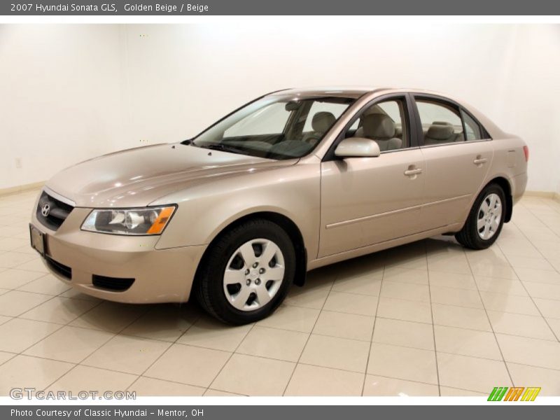 Golden Beige / Beige 2007 Hyundai Sonata GLS