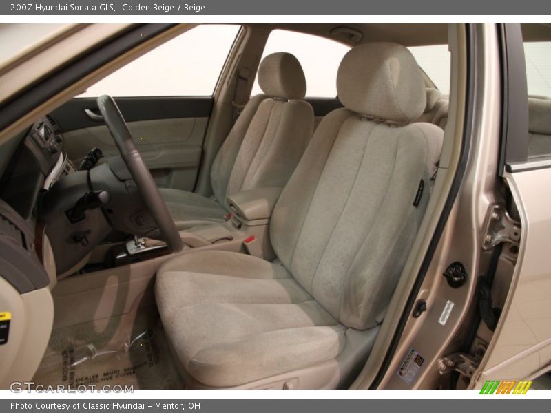 Golden Beige / Beige 2007 Hyundai Sonata GLS