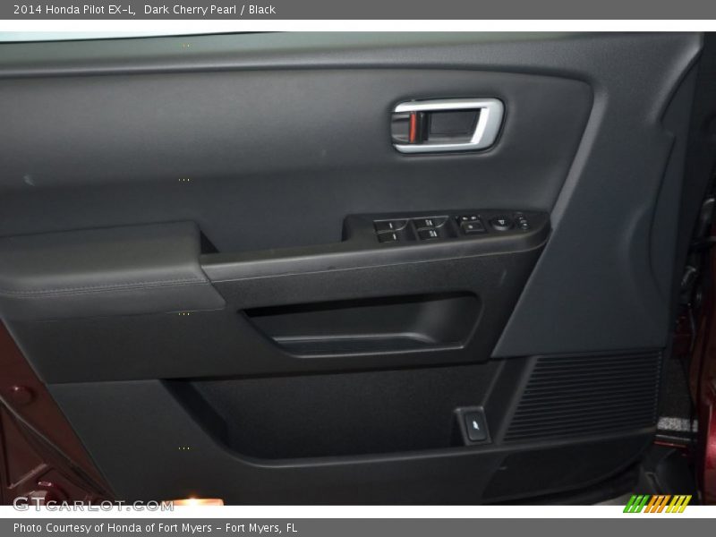 Dark Cherry Pearl / Black 2014 Honda Pilot EX-L