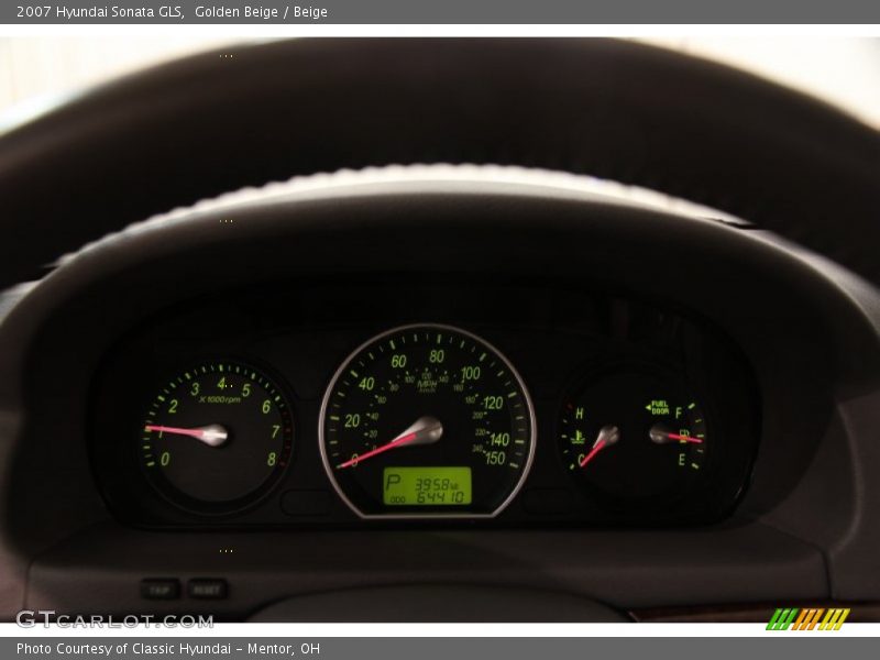 Golden Beige / Beige 2007 Hyundai Sonata GLS