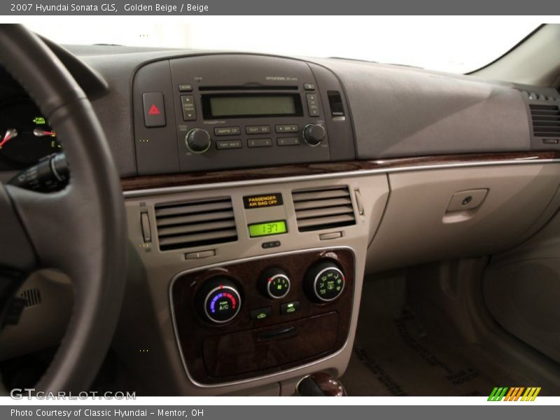 Golden Beige / Beige 2007 Hyundai Sonata GLS