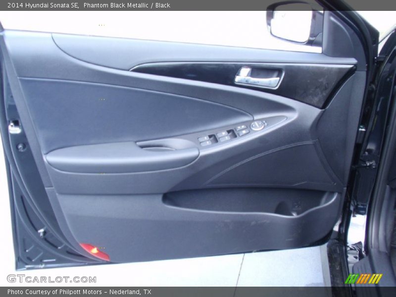 Phantom Black Metallic / Black 2014 Hyundai Sonata SE