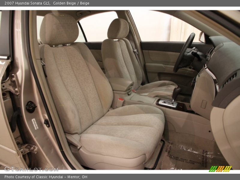 Golden Beige / Beige 2007 Hyundai Sonata GLS