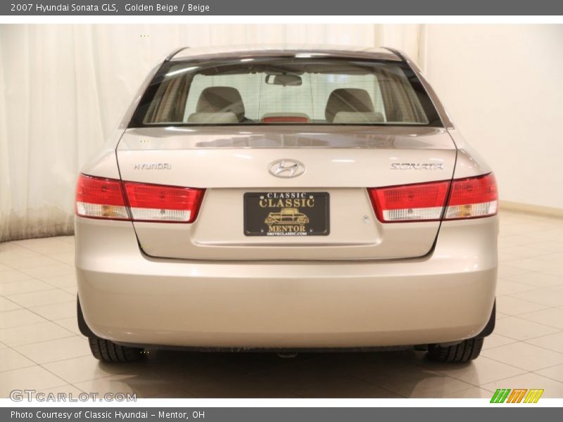 Golden Beige / Beige 2007 Hyundai Sonata GLS