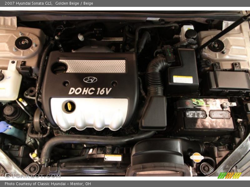 Golden Beige / Beige 2007 Hyundai Sonata GLS