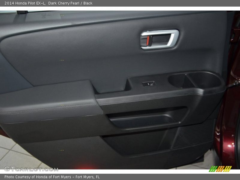 Dark Cherry Pearl / Black 2014 Honda Pilot EX-L