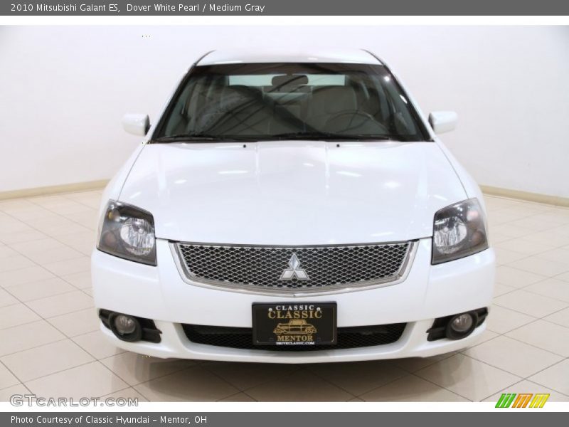 Dover White Pearl / Medium Gray 2010 Mitsubishi Galant ES