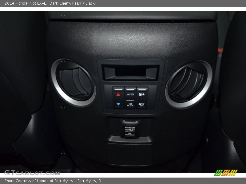 Dark Cherry Pearl / Black 2014 Honda Pilot EX-L