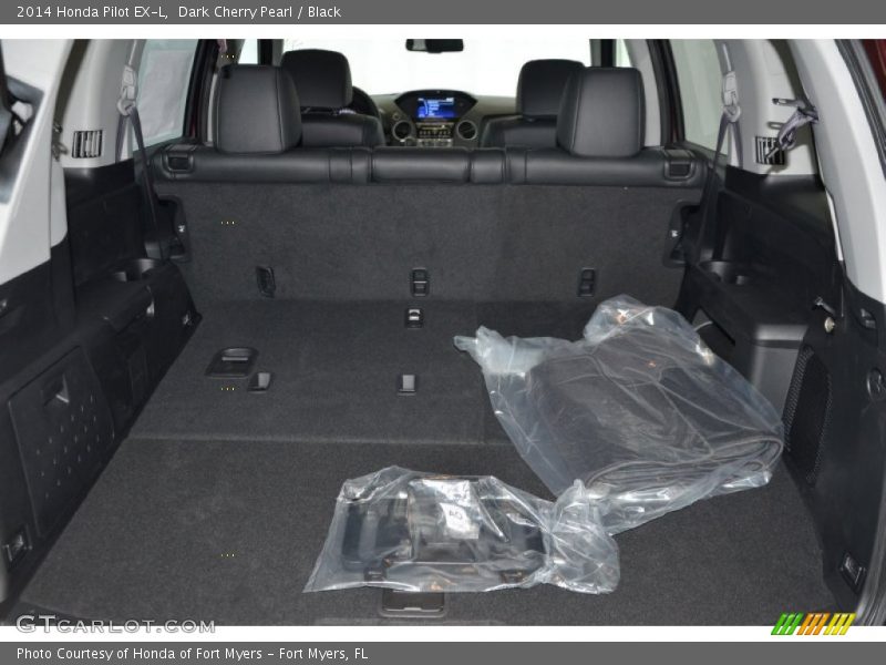 Dark Cherry Pearl / Black 2014 Honda Pilot EX-L
