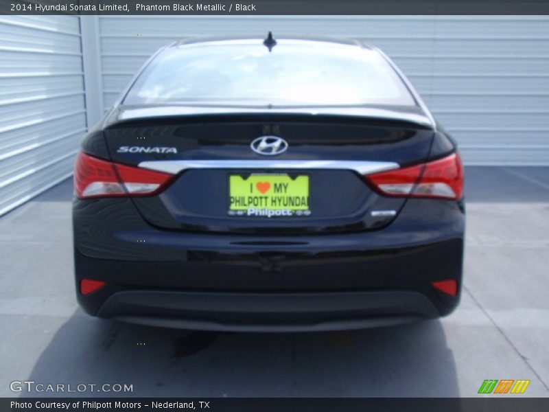 Phantom Black Metallic / Black 2014 Hyundai Sonata Limited