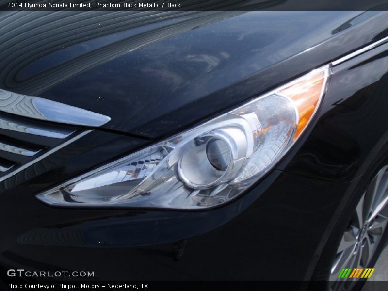 Phantom Black Metallic / Black 2014 Hyundai Sonata Limited