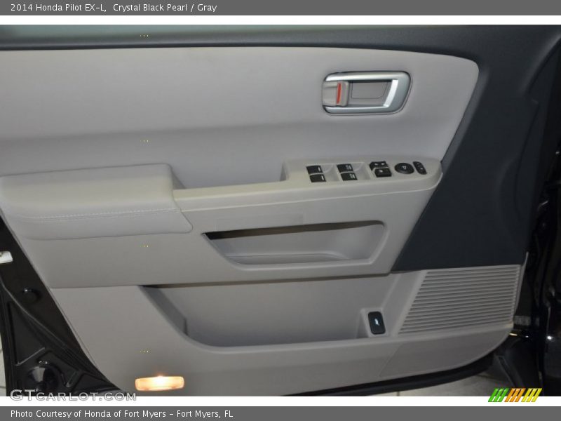 Crystal Black Pearl / Gray 2014 Honda Pilot EX-L