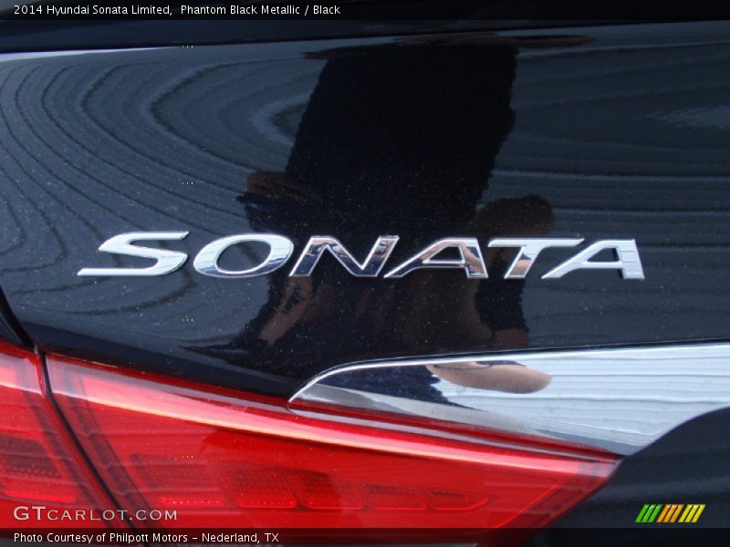 Phantom Black Metallic / Black 2014 Hyundai Sonata Limited