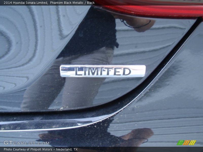Phantom Black Metallic / Black 2014 Hyundai Sonata Limited