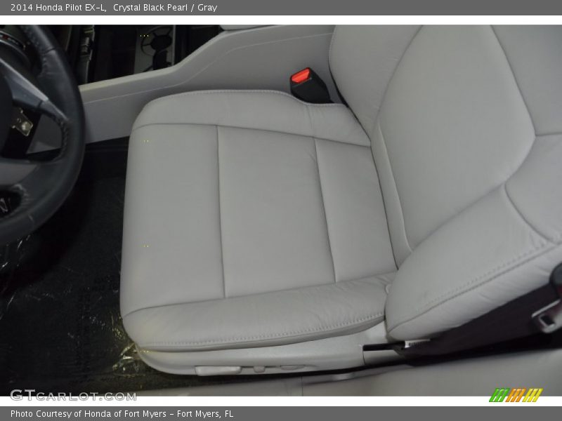 Crystal Black Pearl / Gray 2014 Honda Pilot EX-L