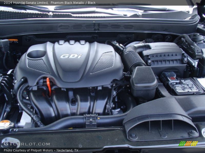 Phantom Black Metallic / Black 2014 Hyundai Sonata Limited