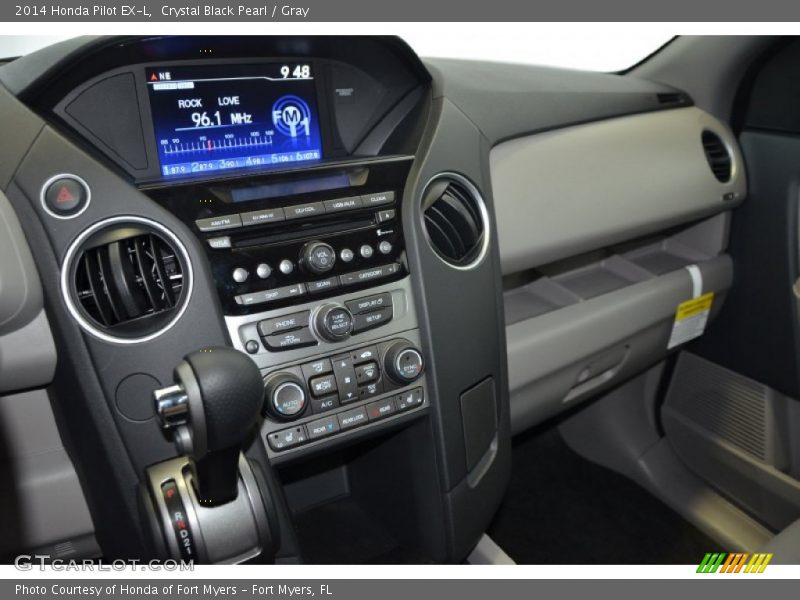 Crystal Black Pearl / Gray 2014 Honda Pilot EX-L