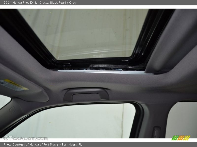 Crystal Black Pearl / Gray 2014 Honda Pilot EX-L