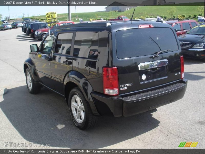 Black / Dark Khaki/Medium Khaki 2007 Dodge Nitro SLT 4x4