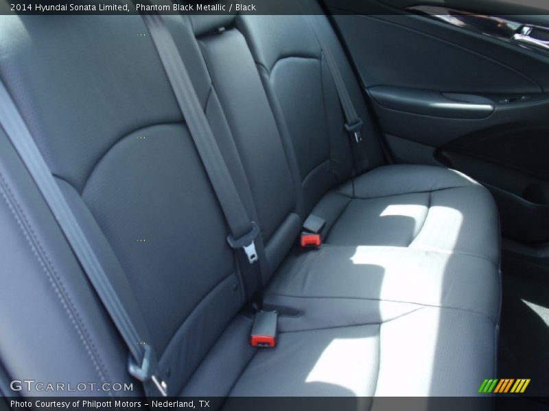 Phantom Black Metallic / Black 2014 Hyundai Sonata Limited