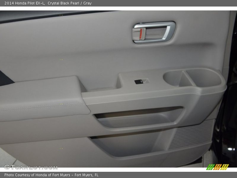 Crystal Black Pearl / Gray 2014 Honda Pilot EX-L