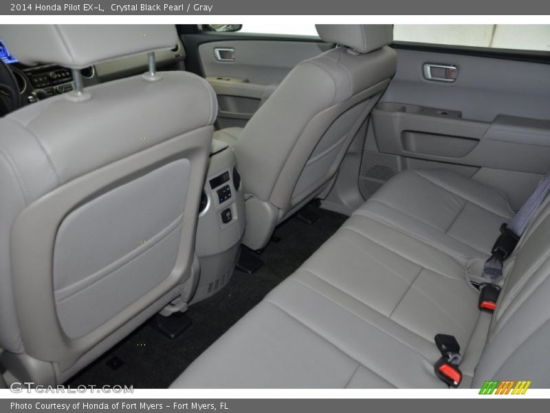 Crystal Black Pearl / Gray 2014 Honda Pilot EX-L