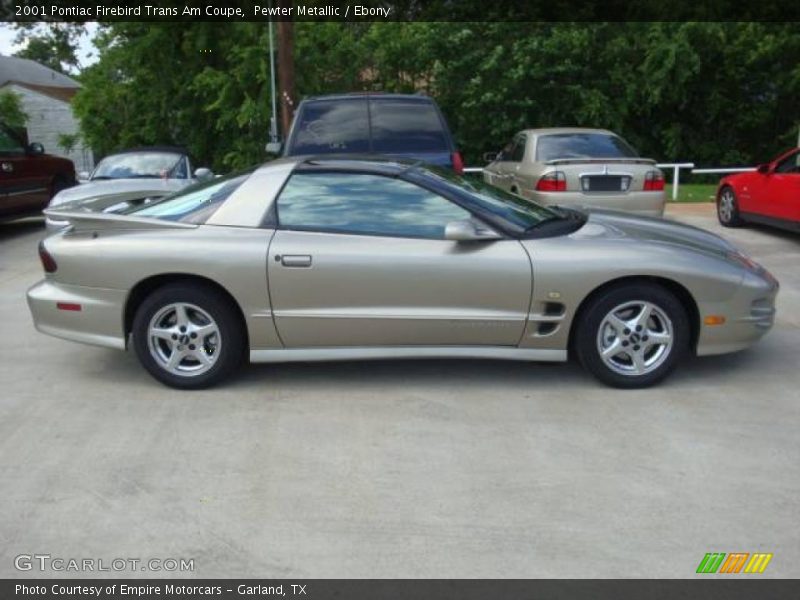 Pewter Metallic / Ebony 2001 Pontiac Firebird Trans Am Coupe
