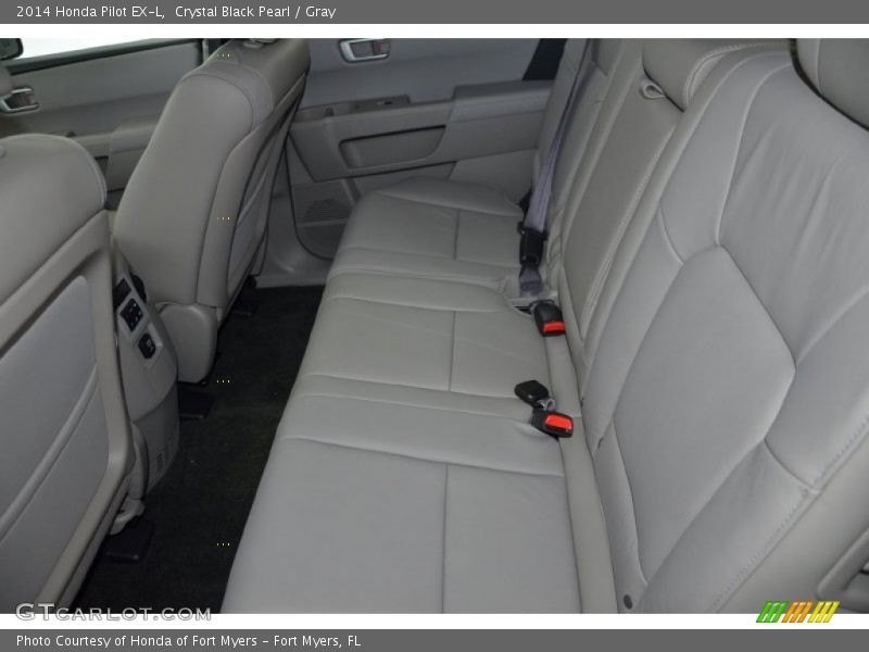 Crystal Black Pearl / Gray 2014 Honda Pilot EX-L