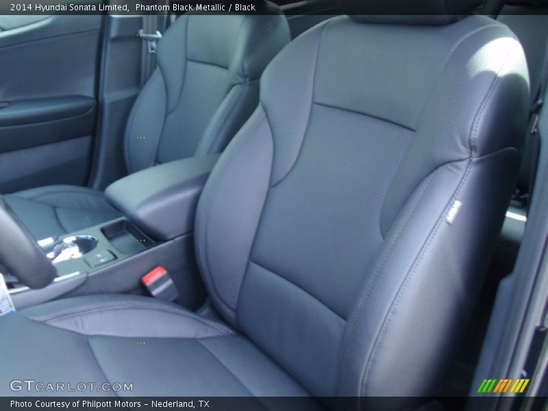 Phantom Black Metallic / Black 2014 Hyundai Sonata Limited