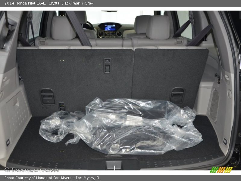 Crystal Black Pearl / Gray 2014 Honda Pilot EX-L