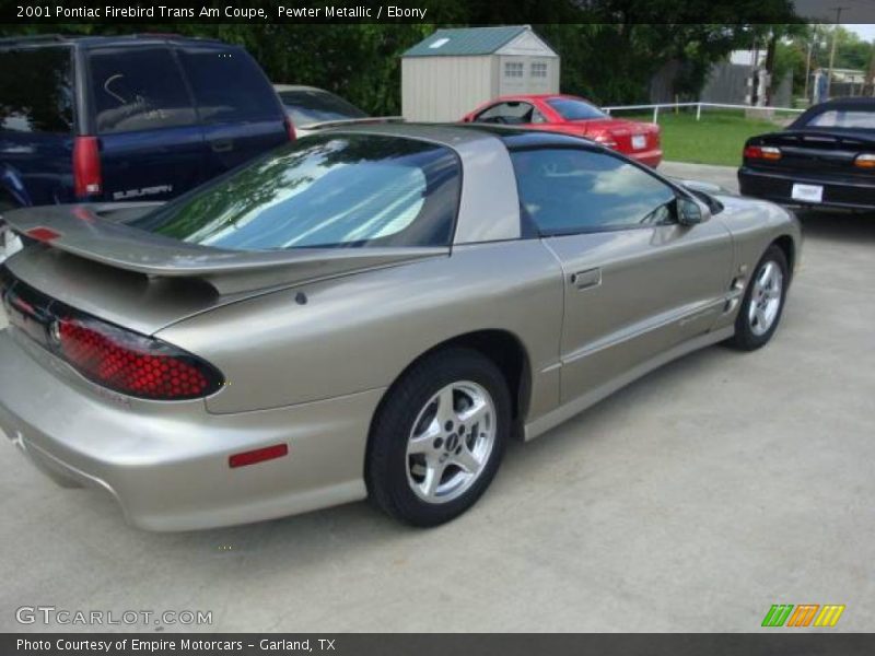 Pewter Metallic / Ebony 2001 Pontiac Firebird Trans Am Coupe