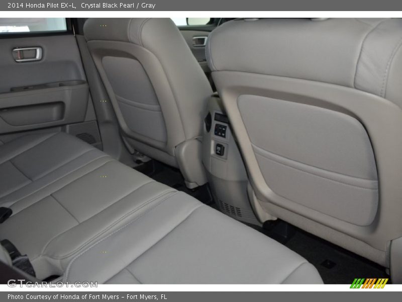 Crystal Black Pearl / Gray 2014 Honda Pilot EX-L