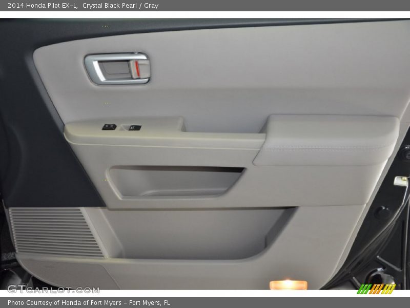 Crystal Black Pearl / Gray 2014 Honda Pilot EX-L