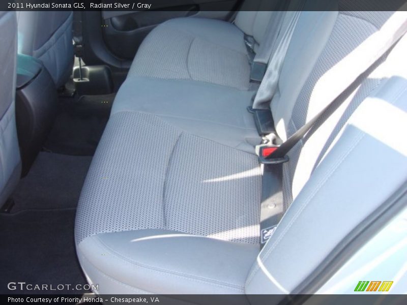 Radiant Silver / Gray 2011 Hyundai Sonata GLS