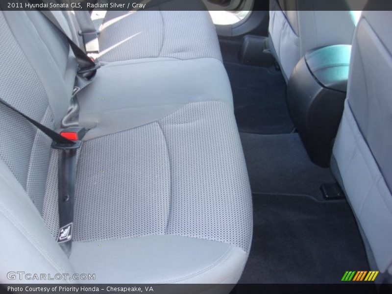 Radiant Silver / Gray 2011 Hyundai Sonata GLS
