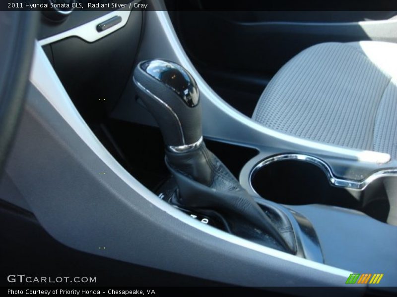 Radiant Silver / Gray 2011 Hyundai Sonata GLS